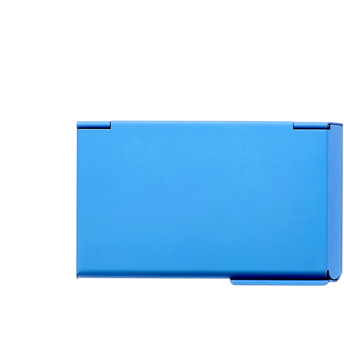 OGON Aluminum Business card holder One Touch - Blue